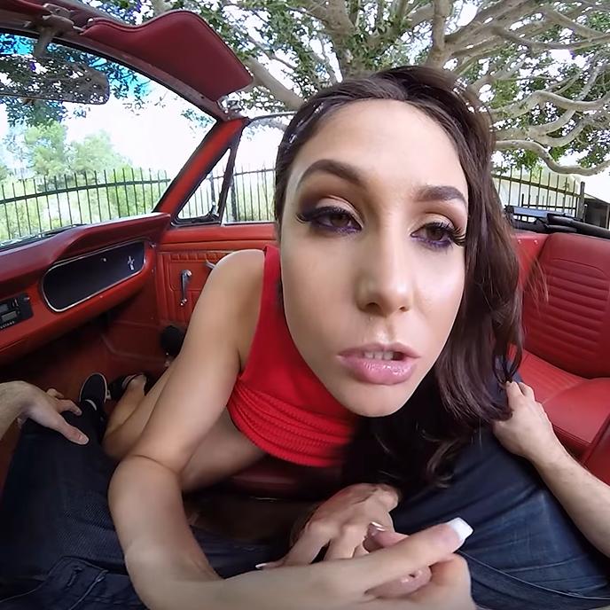 Fucking in the car! VR Porn Video