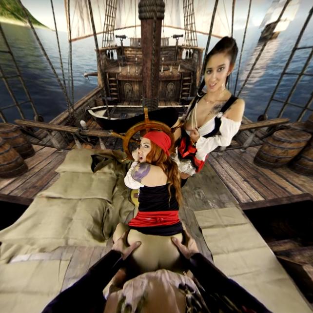 Horny pirates jumping on your cock VR Porn Video